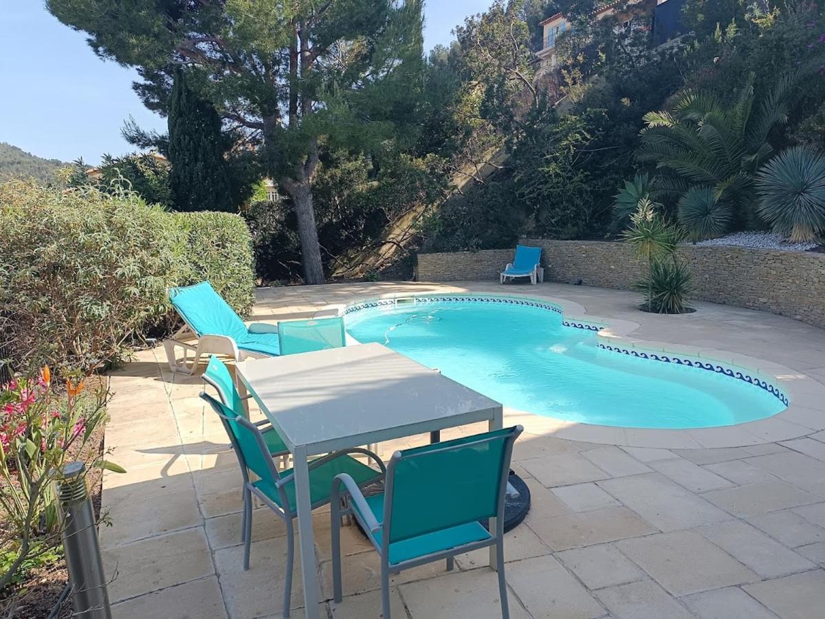 Апартаменти La Madrague- 2P Avec Piscine Privative Сен-Сір-сюр-Мер Екстер'єр фото