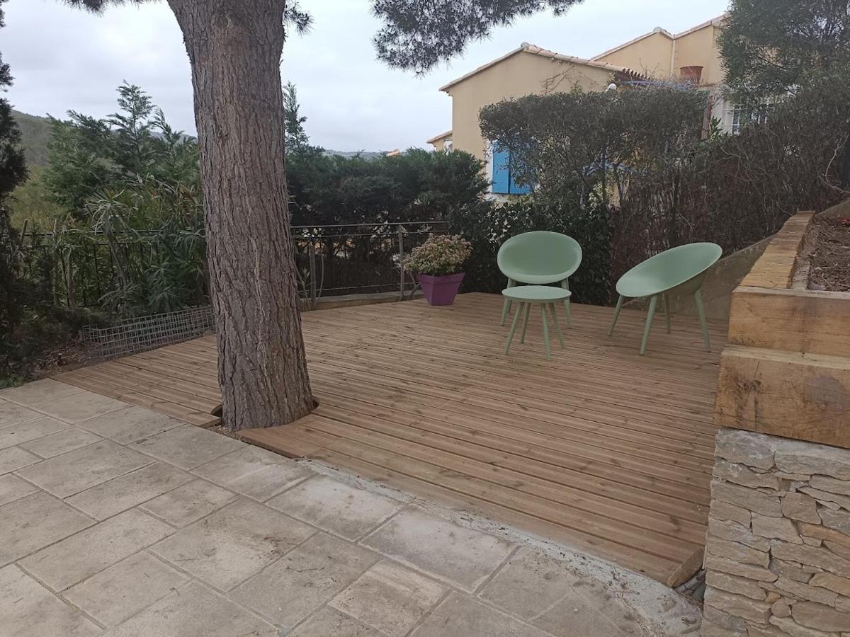 Апартаменти La Madrague- 2P Avec Piscine Privative Сен-Сір-сюр-Мер Екстер'єр фото